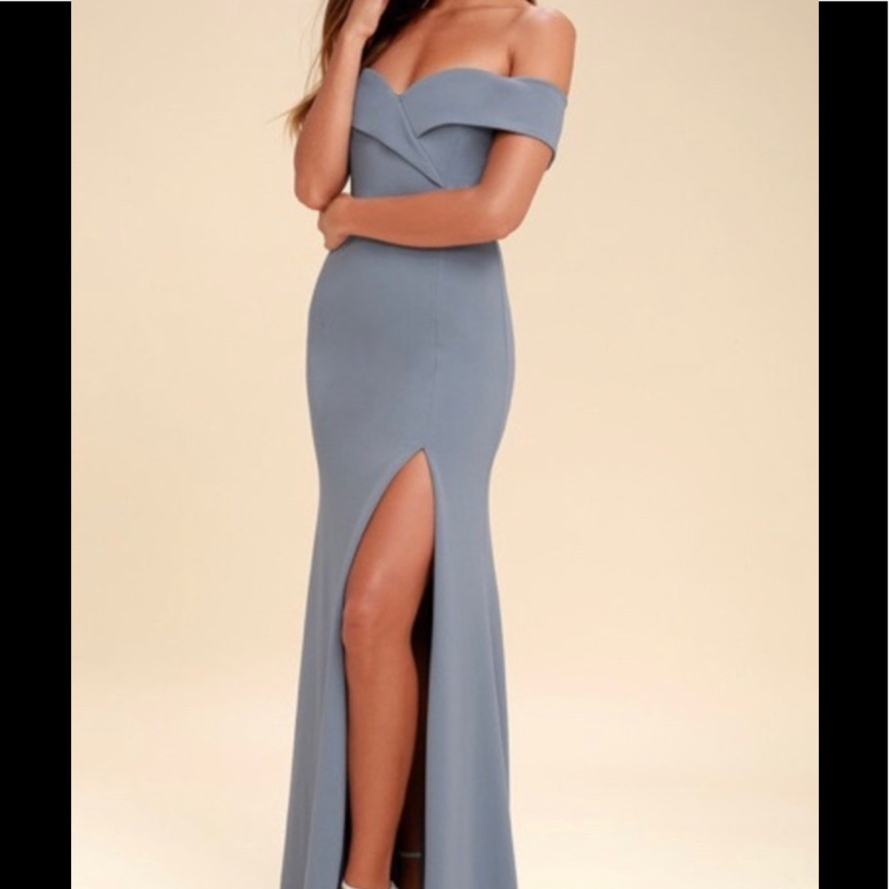 Lulu's Song of Love Off-The-Shoulder Maxi Dress